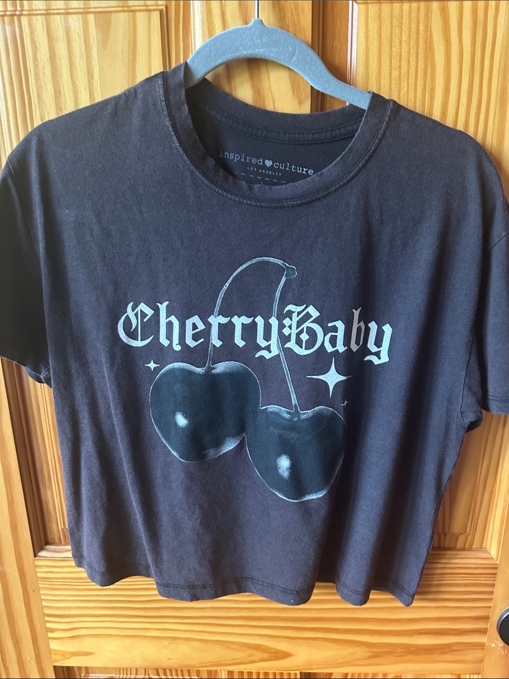 CherryBaby Graphic Tee - Black